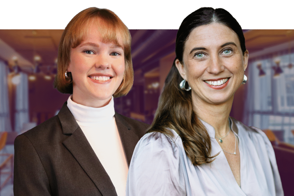 Emma Lundberg och Sofie Petersson