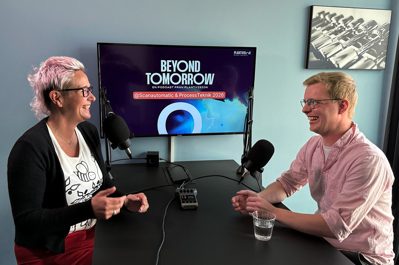 Cecilia Jacobsson och Filip Abrahamsson